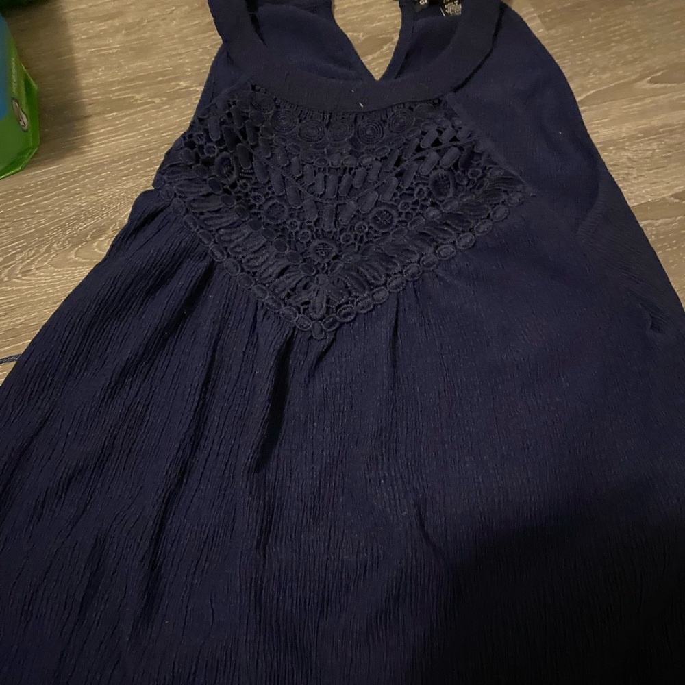 Flattering blue top